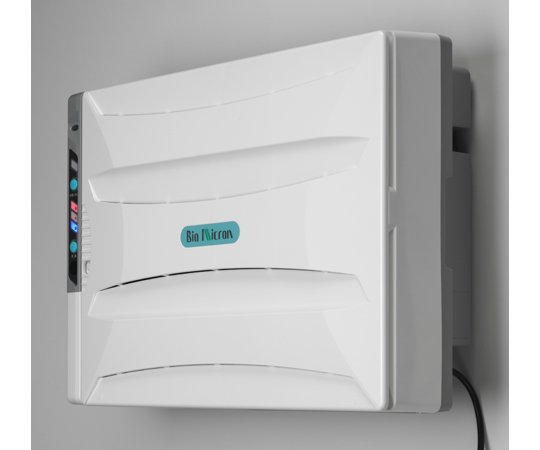 65-5519-38 バイオミクロン 据置/壁掛兼用光触媒空気清浄機 BM-H101A