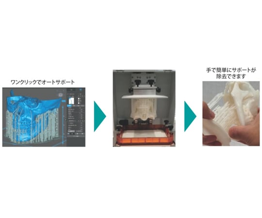 65-8640-22 3Dプリンター本体 SmaPri Sonic 4K LL（スマプリ