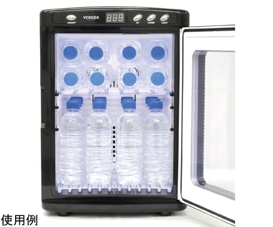 65-8733-61 ベルソス 25L冷温庫 黒 375297 【AXEL】 アズワン