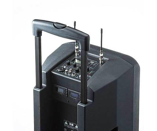 65-2197-16 ワイヤレスマイク付拡声器スピーカー EA763CJ-17 【AXEL