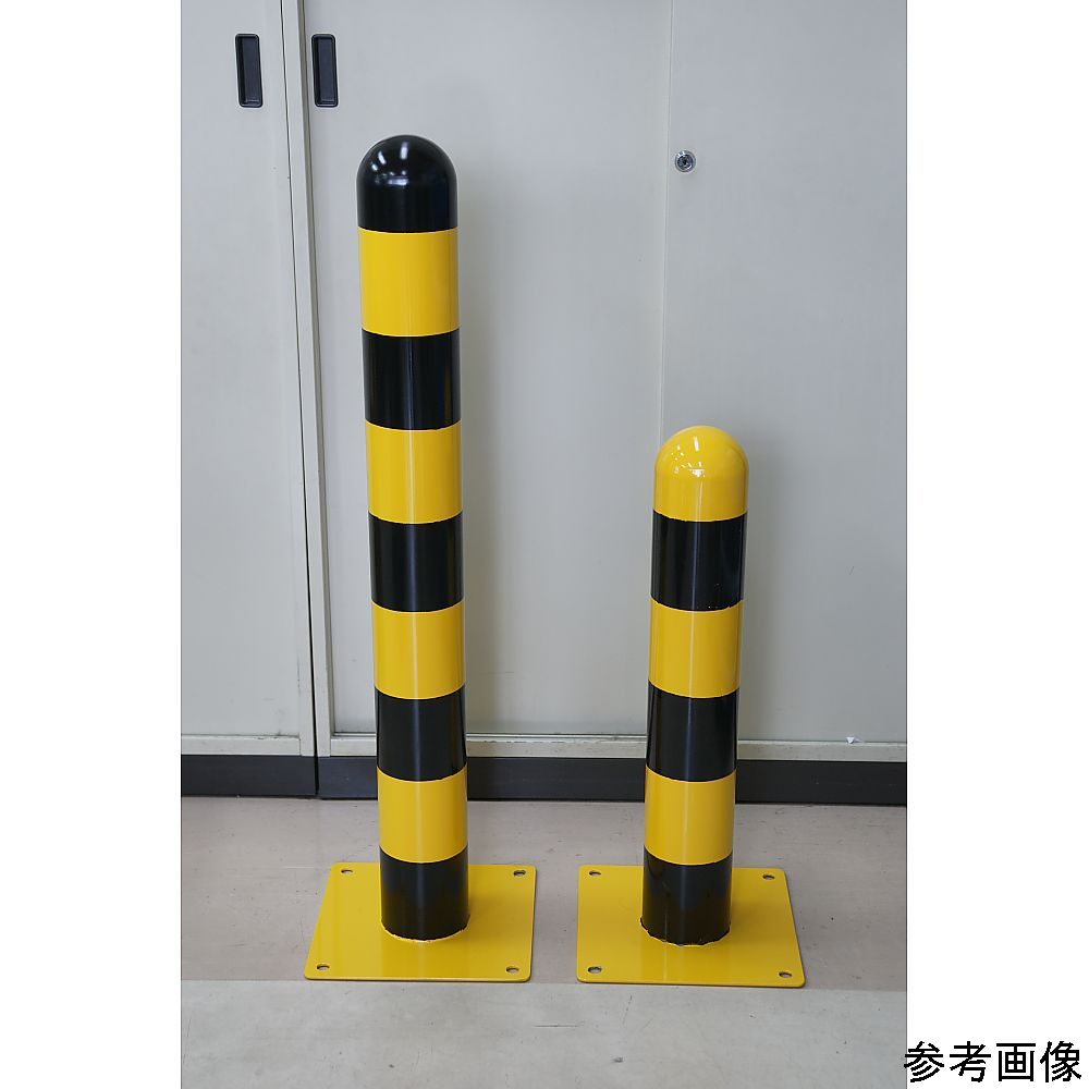 67-4574-67 スチールガードポール プレート式 トラ SSPTGP-L600 【AXEL