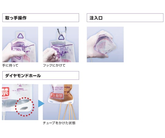 68-4178-57 ジェイフィード® フィーディングバッグ 500mL 20個 JF