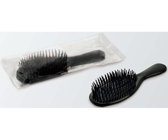 69-8919-31 グロッシーヘアーブラシ クリアOP 1ケース(400本入) 【AXEL