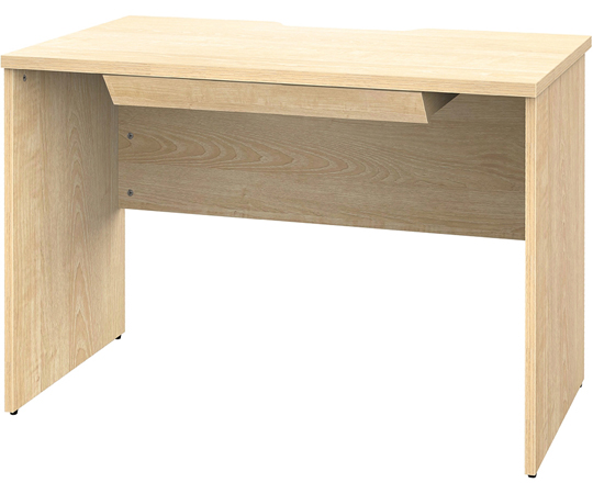 69-2956-86 プラン木製デスク W1000×D600 ナチュラル×ナチュラル脚