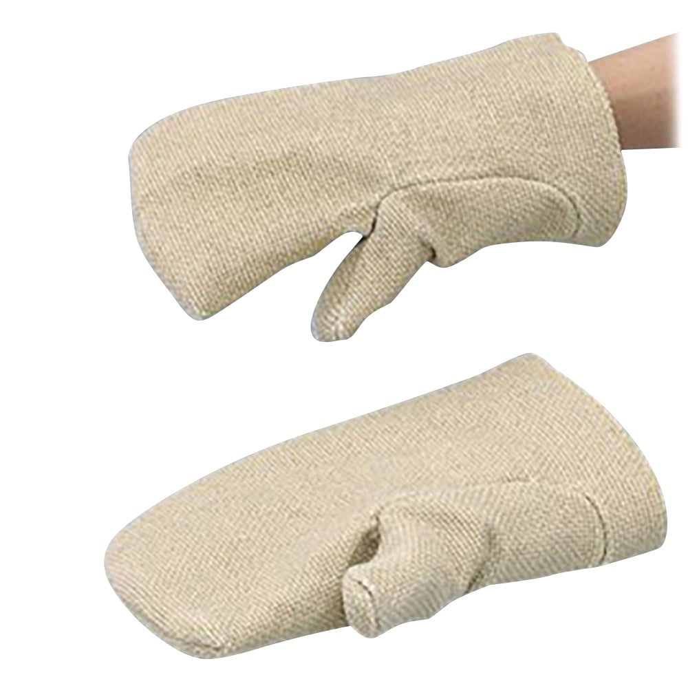 8-5317-02 耐熱手袋 ゼテックスプラス（TM） ミットンタイプ 350mm