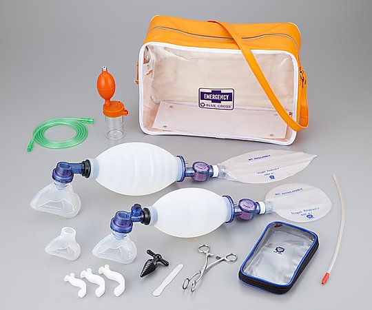 8-3456-01 救急蘇生セット[一般救急用] 成人・小児用 STプラス 【AXEL