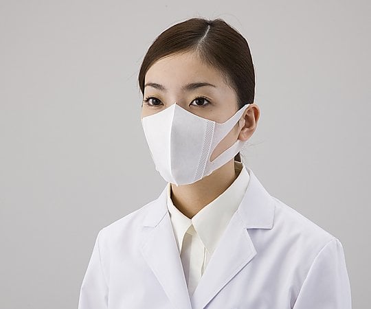 1-9725-11 ソフトーク超立体マスク 3層プロタイプ ふつうサイズ 100枚