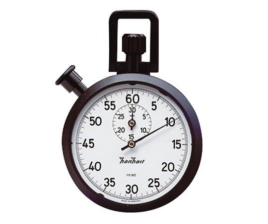 3-6930-01 ABSアナログストップウォッチ30分計 1周60秒 最小：1/5秒