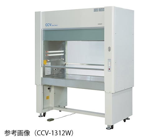 3-7757-02 バイオクリーンベンチ (両面型) 1600×815×1940mm CCV-1313W