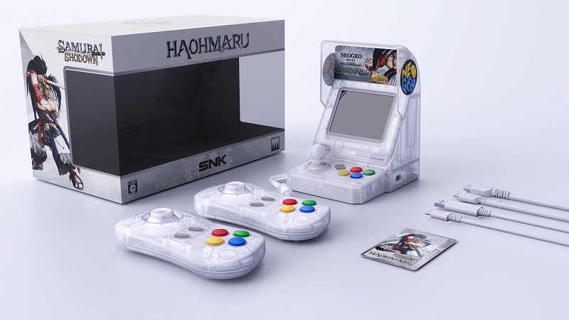 今度はクリアカラーの限定版!!「NEOGEO mini サムライスピリッツ限定