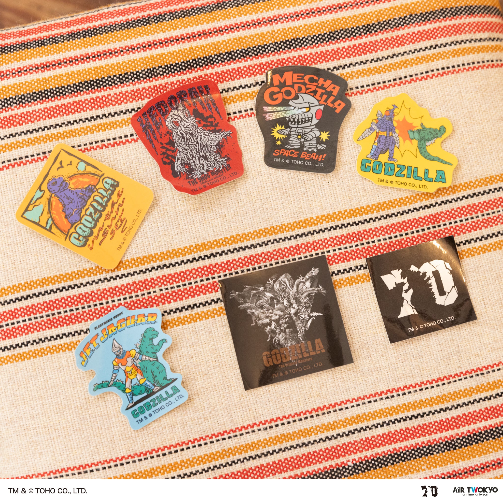 ゴジラ 70 周年記念 昭和シリーズ ステッカーセット – AIR TWOKYO