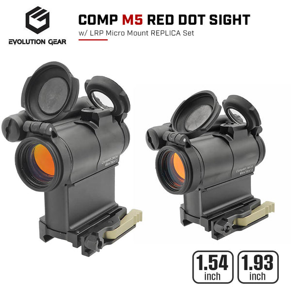 Evolution Gear 製 】COMP M5 ドットサイト 本体 ＆ LRP QDレバー