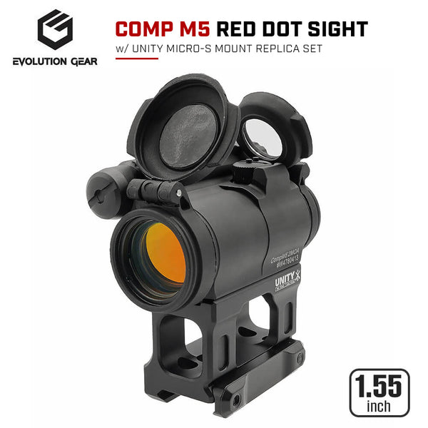 Evolution Gear 製 】COMP M5 ドットサイト本体 ＆ UNITY FAST MICRO-S