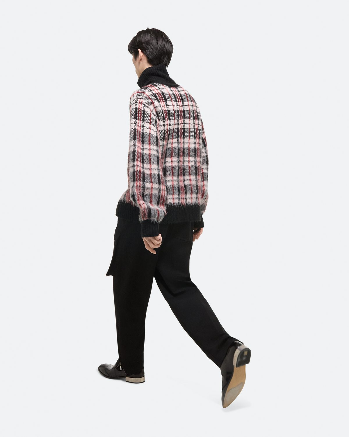 g*g様 HELMUT LANG バーガンディニットセーター M Helmut Lang