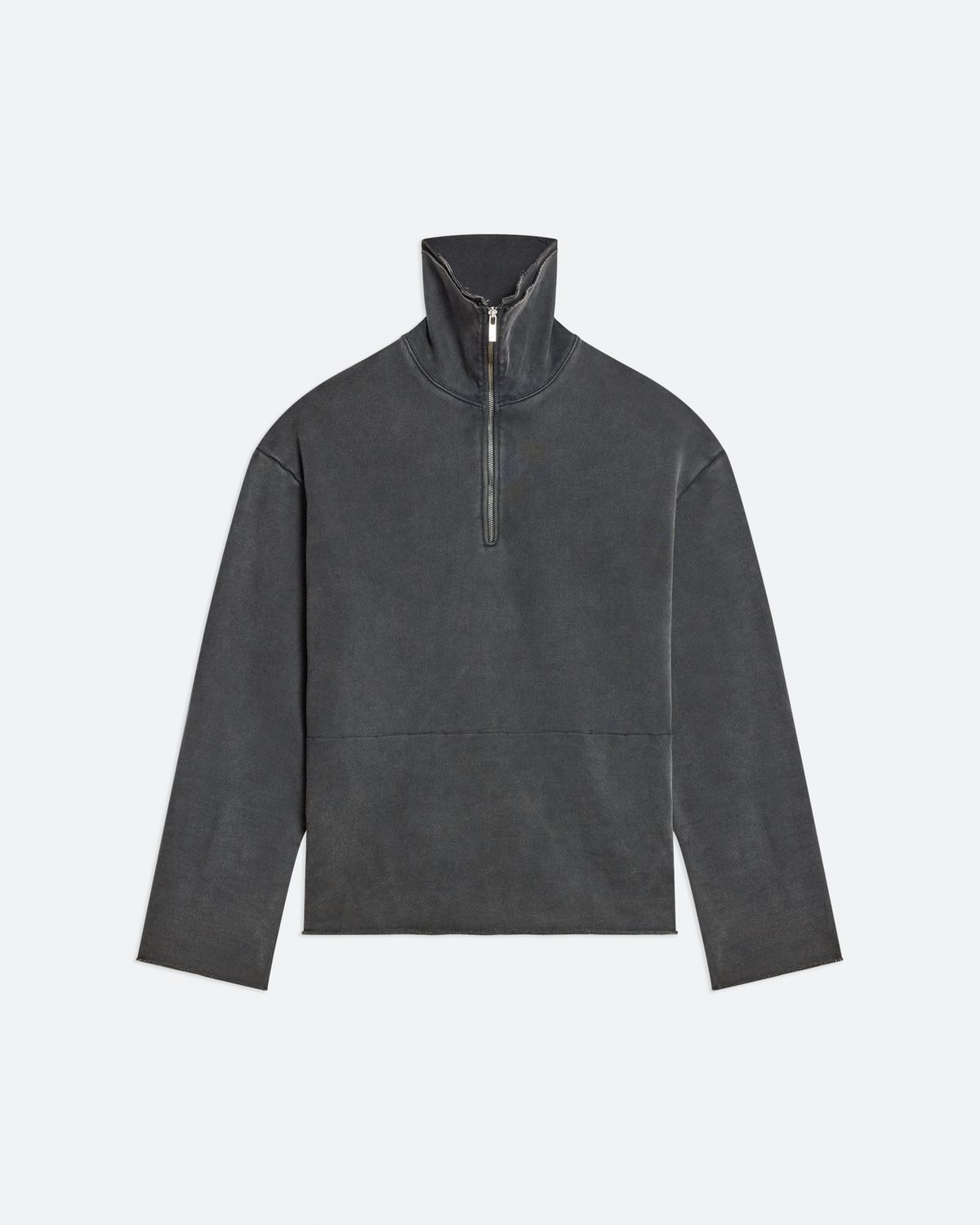 Helmut Lang Garment-Dyed Upstate Quarter Zip | HELMUTLANG.COM