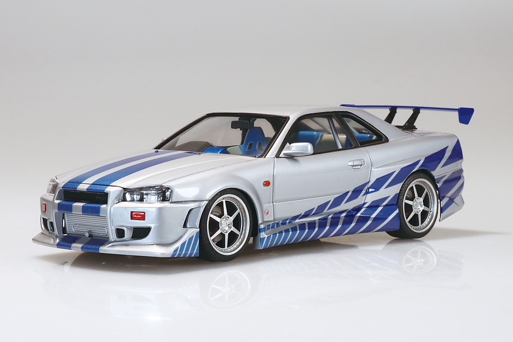1/24 ワイルド・スピード R34 スカイライン GT-R - AOSHIMA SCALE