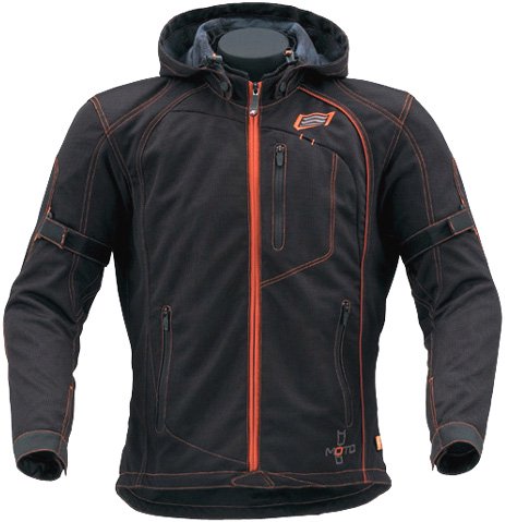 HYOD STJ010DT ST-S MOTO PARKA D3O ブラック/オレンジステッチ