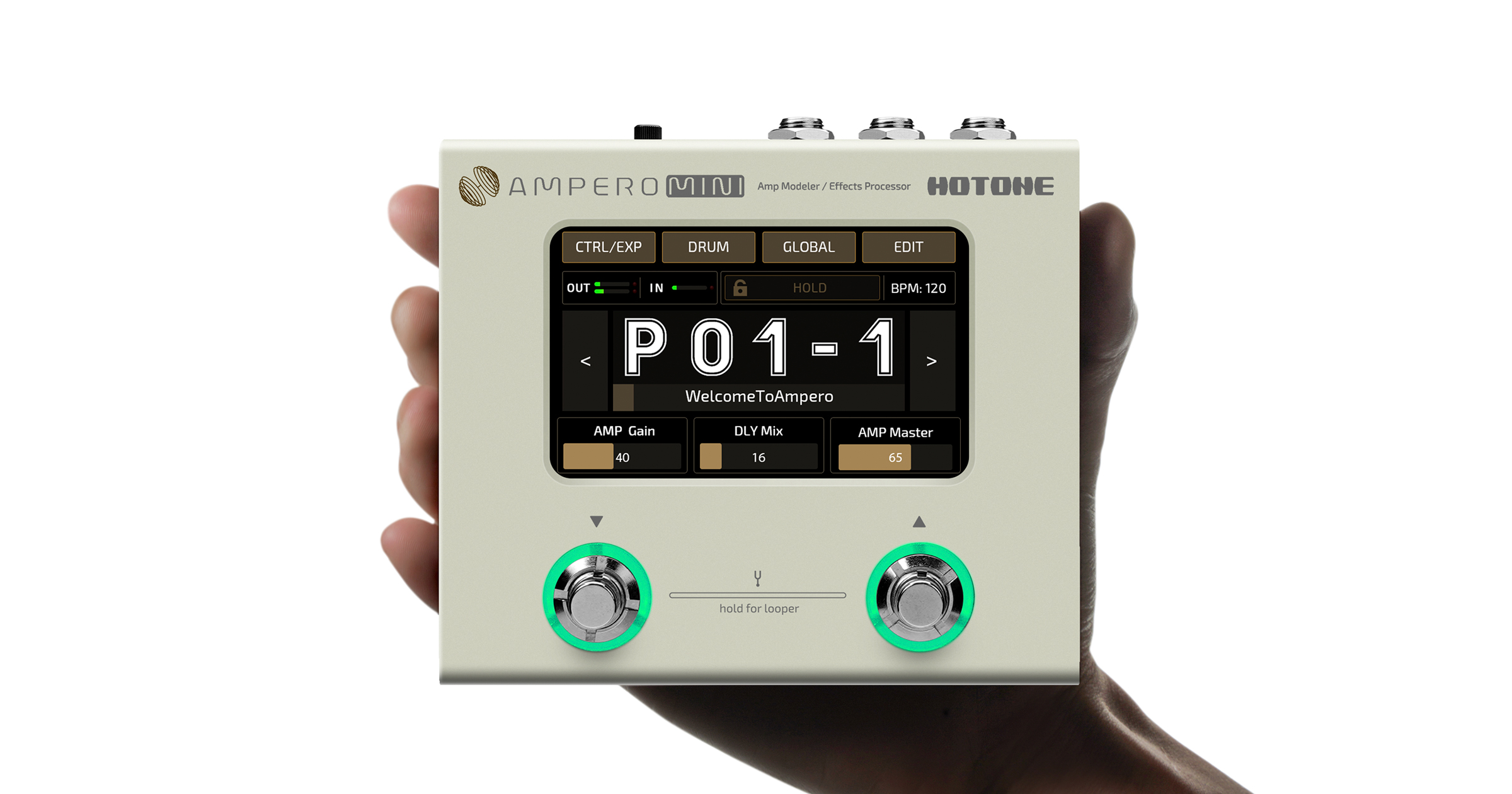 HOTONE | AMPERO Mini | マルチ・エフェクター | 製品情報