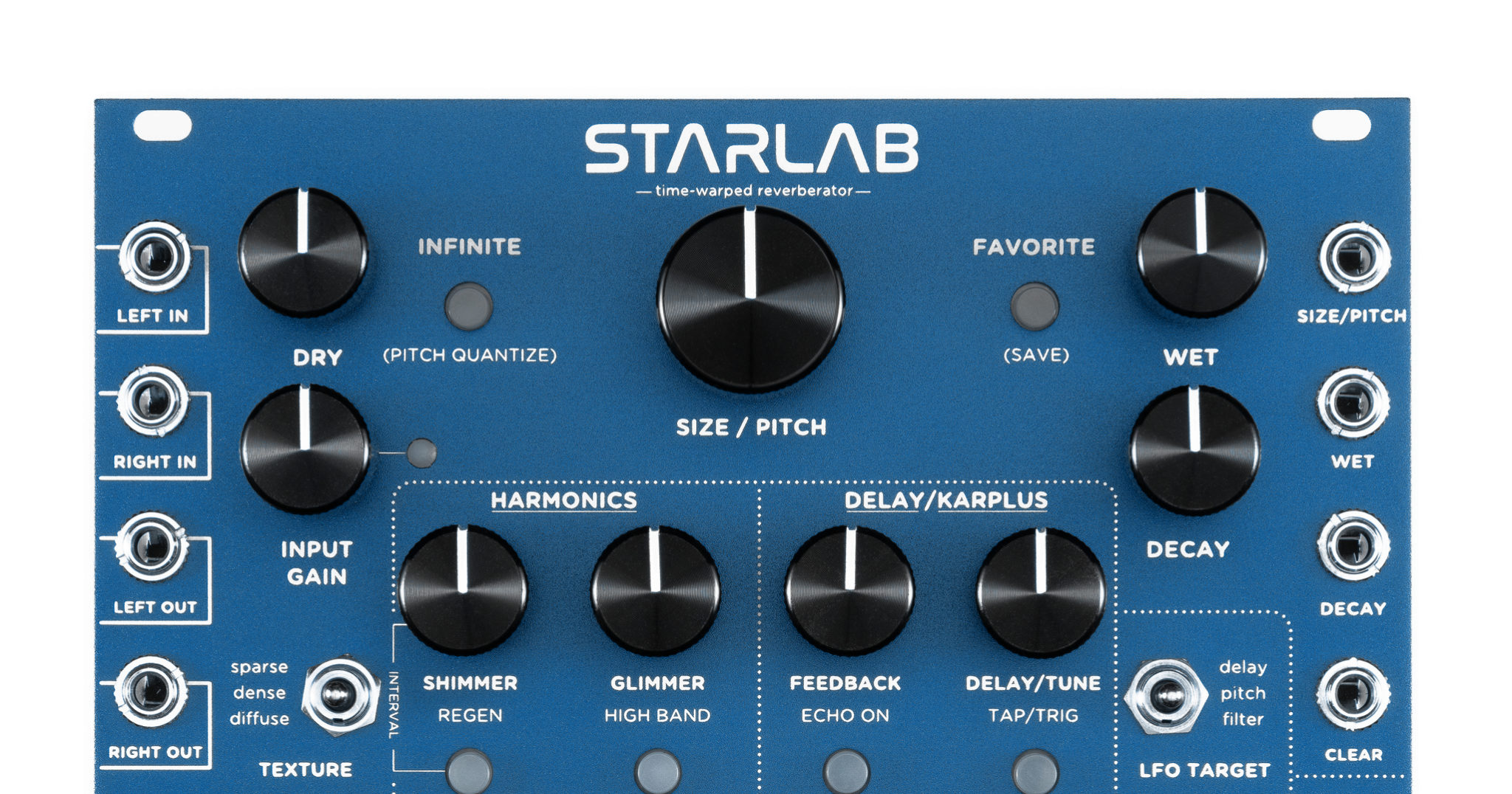 strymon | STARLAB | ユーロラック用 シンセシス・リバーブ | 製品情報