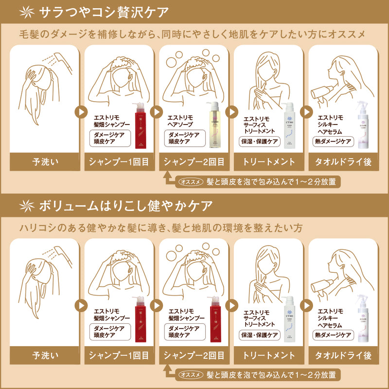 エストリモ ヘアソープ・トリートメントセット – アレラ(allera)公式サイト