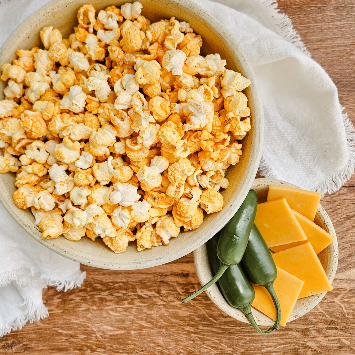 Jalapeño Cheddar Popcorn (Spicy) – Al's Delicious Popcorn