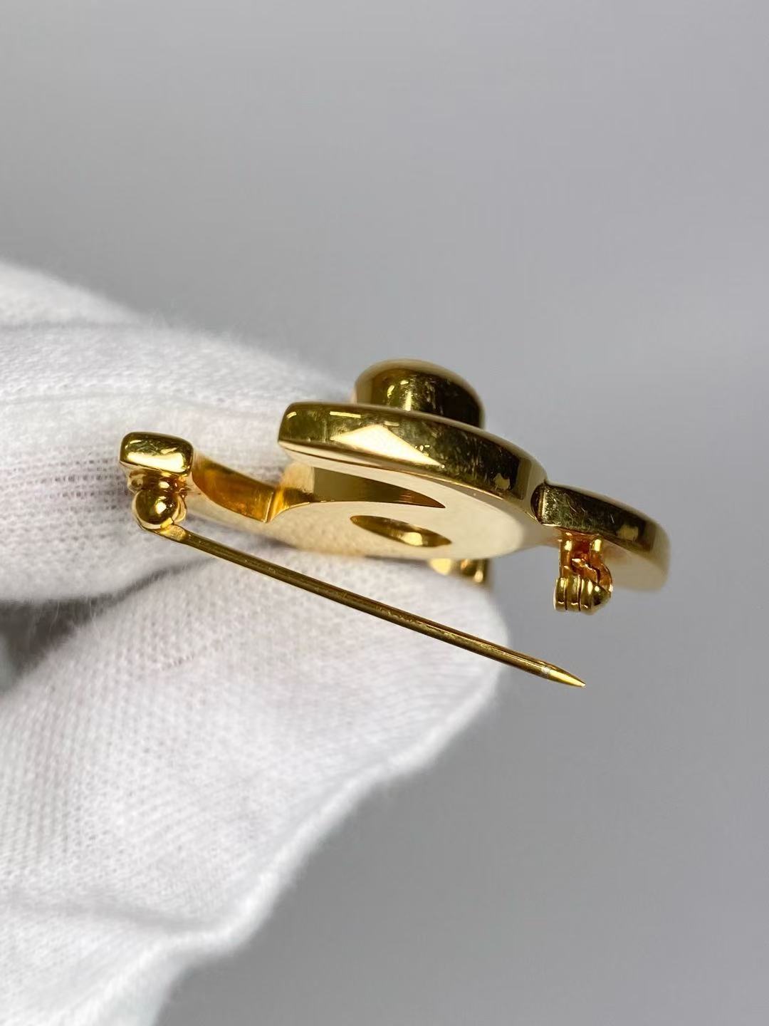 CHANEL ココマーク ターンロック ブローチ｜96P – AMONA