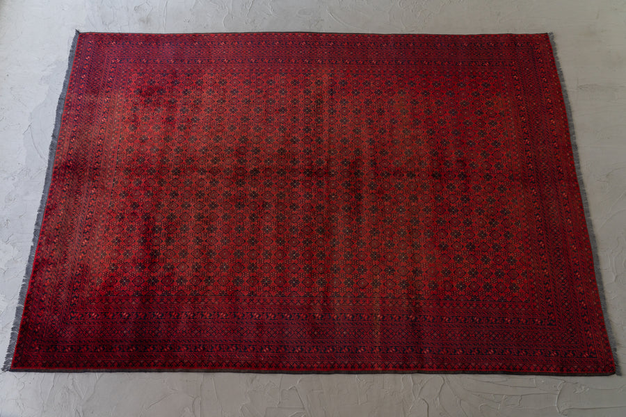 アフガニスタン産 1980年代 ヴィンテージラグ】トルクメンラグ