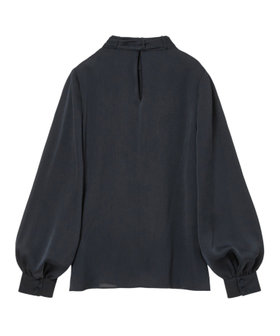 Eternal Line 2025】サテンドット楊柳ボウタイ ブラウス|ANAYI