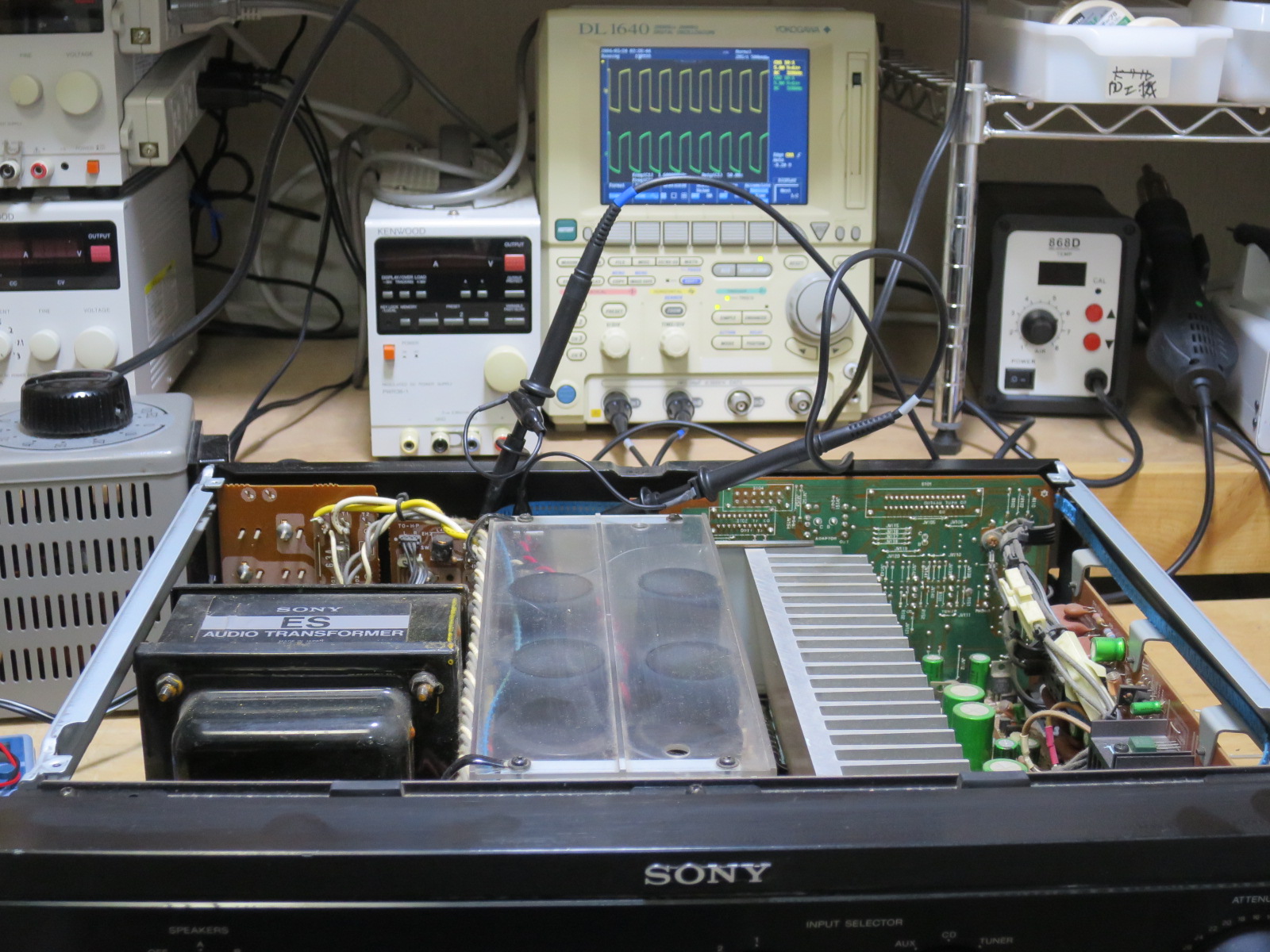 昭和60年代のアンプ修理 SONY TA-F333ESX 11台目: アナログ技術の研究