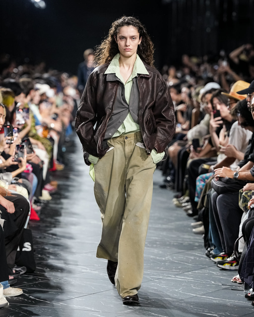 CAS/SIL KIMONO KNIT SHIRT(GRAY) – ANCELLM