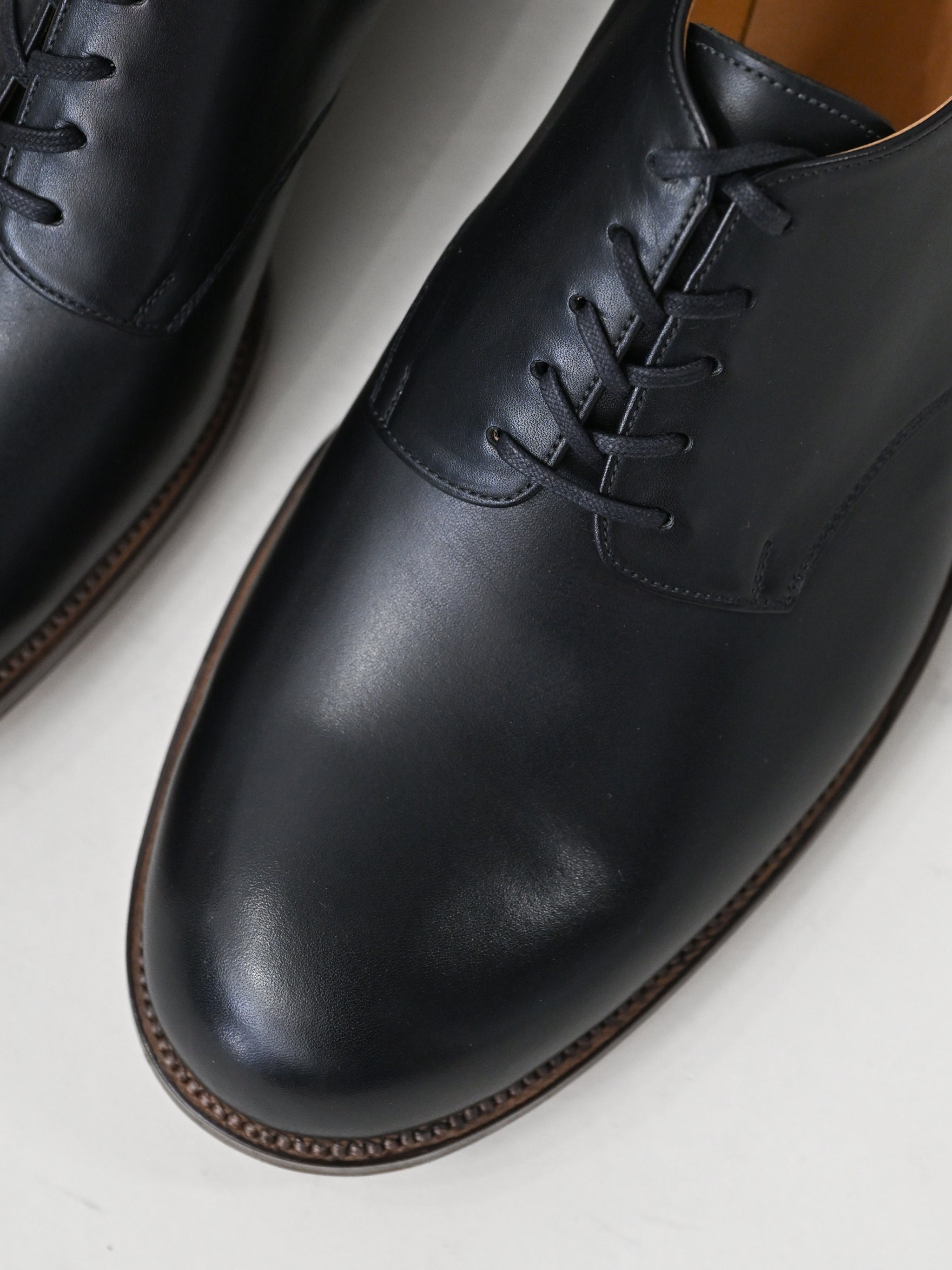 forme / fm-708 BLUCHER PLAIN TOE -BLACK – and father