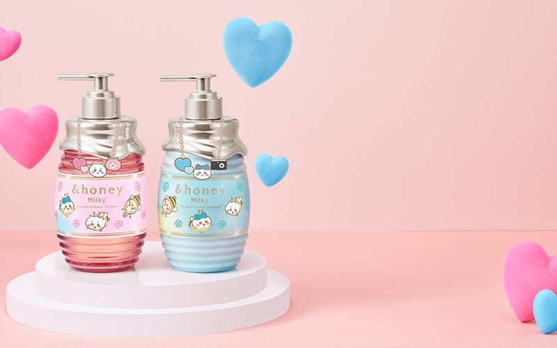 &honeyMilky(アンドハニーミルキー） ちいかわ限定デザイン 特設ページ