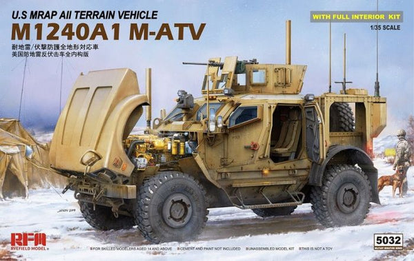 Rye Field Model 5032 1/35 U.S MRAP All Terrain Vehicle M1240A1 M-ATV w