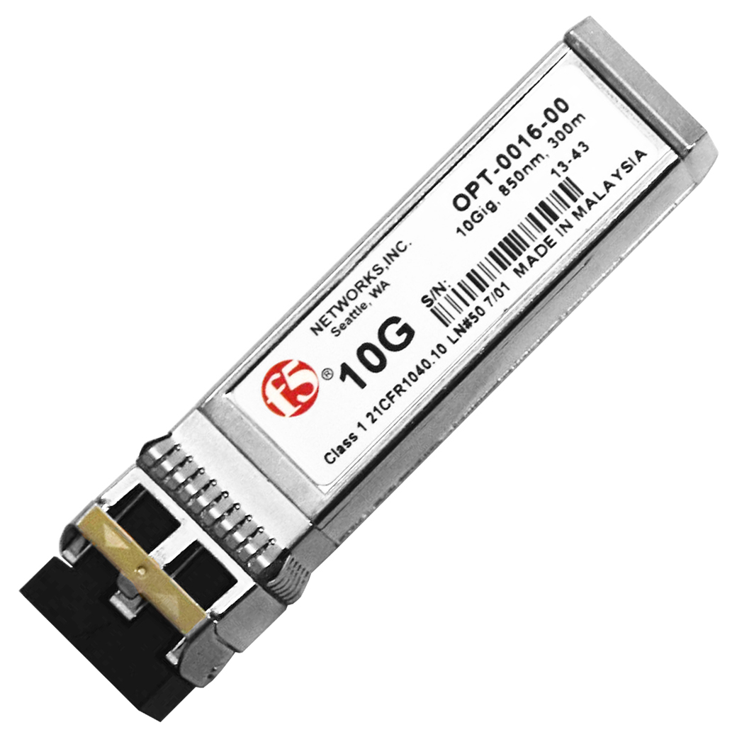 OPT-0016-00 | F5 SFP+ | 10 Gigabit BASE-SR - NetworkTigers