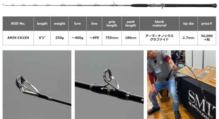 トンジギ、キハダ完全対応！スミス・ジグ「CB.ムラマサ3S・TS