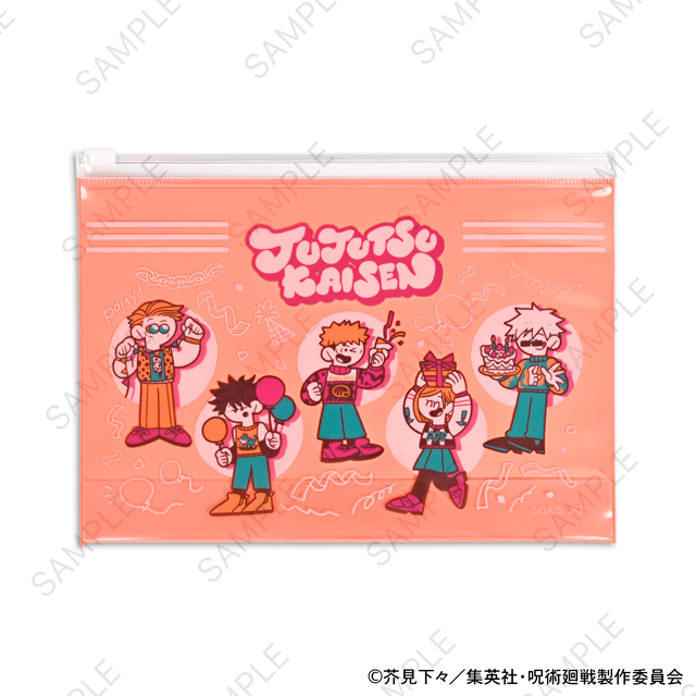 呪術廻戦｜ガゼットスライダーポーチ（虎杖・伏黒・釘崎・七海・五条）