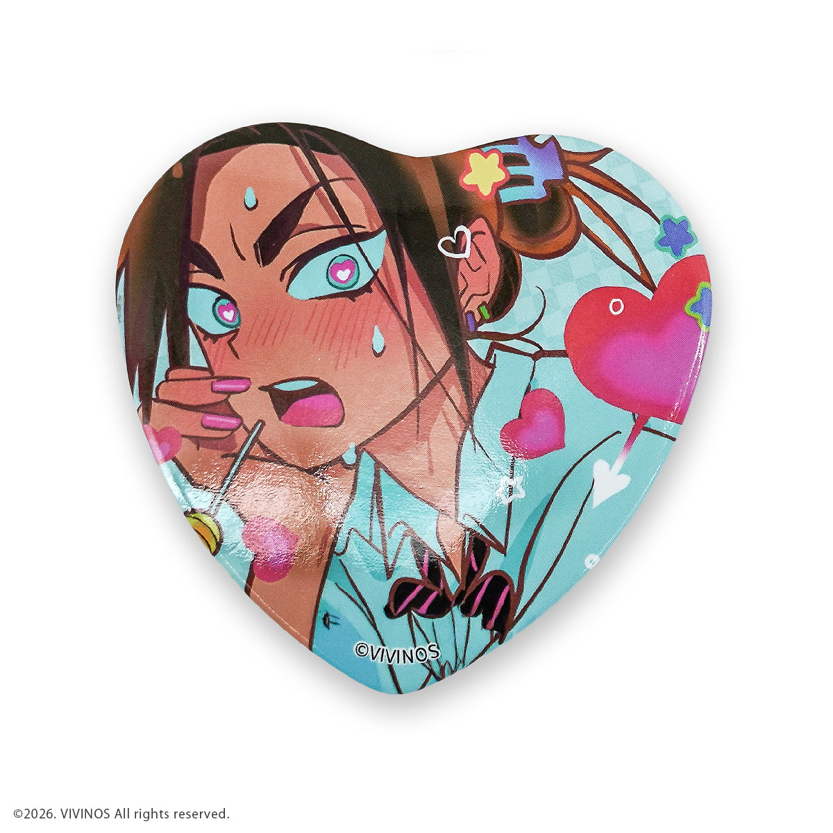 Alien Stage Random Heart Badge | animate USA