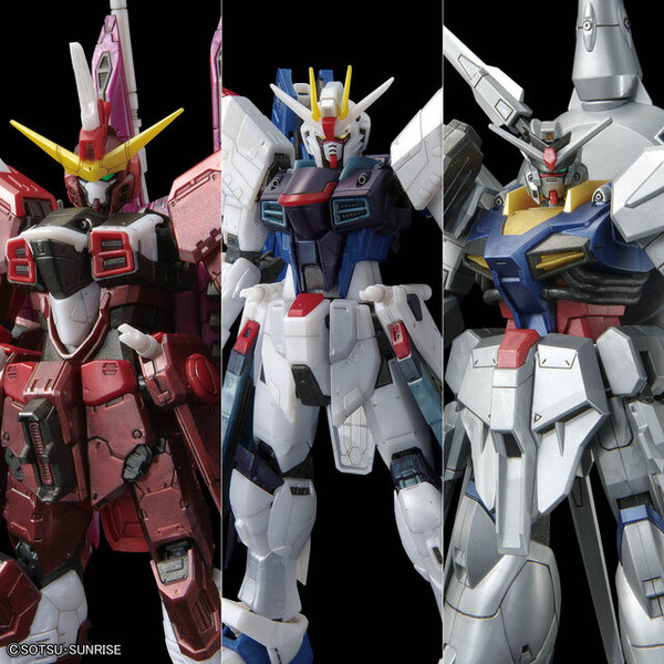 機動戦士ガンダムSEED」より、「フリーダム」ら3機が揃い踏み！ 限定