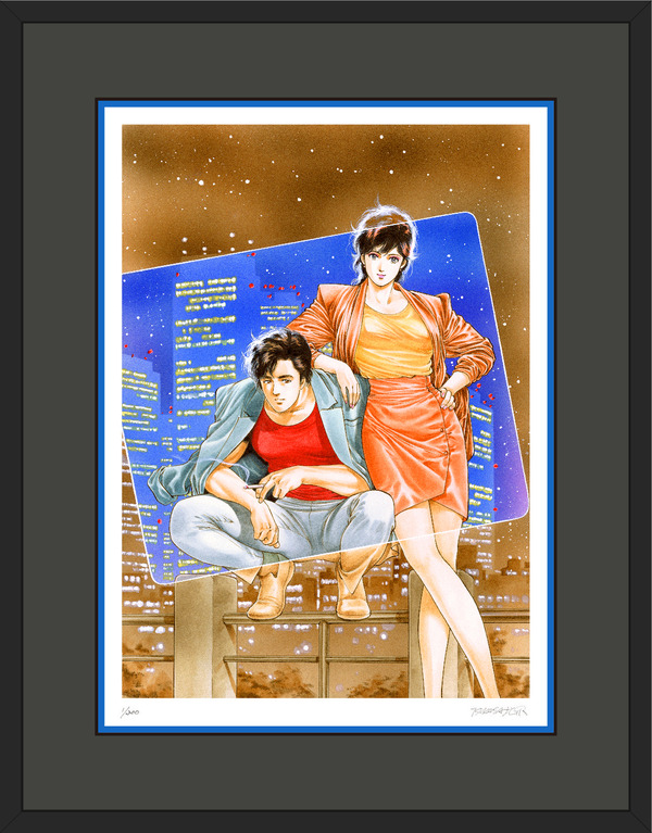 シティーハンター」連載40周年に向けた原画展「北条司展」直筆サイン