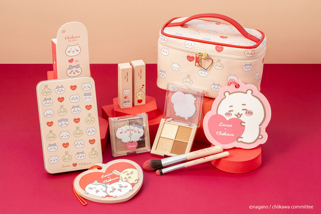 ちいかわ」ハートがテーマのコスメシリーズ登場♪ ハチワレ＆うさぎも