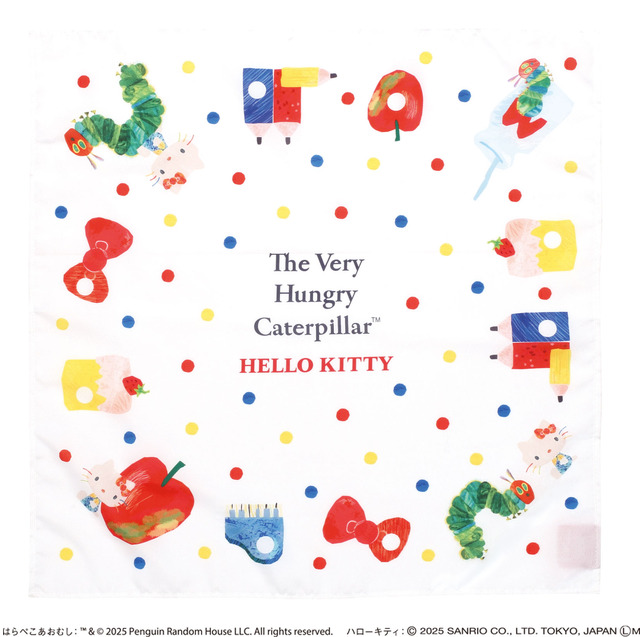 はらぺこあおむし×ハローキティ」コラボアートが懐かし＆可愛い