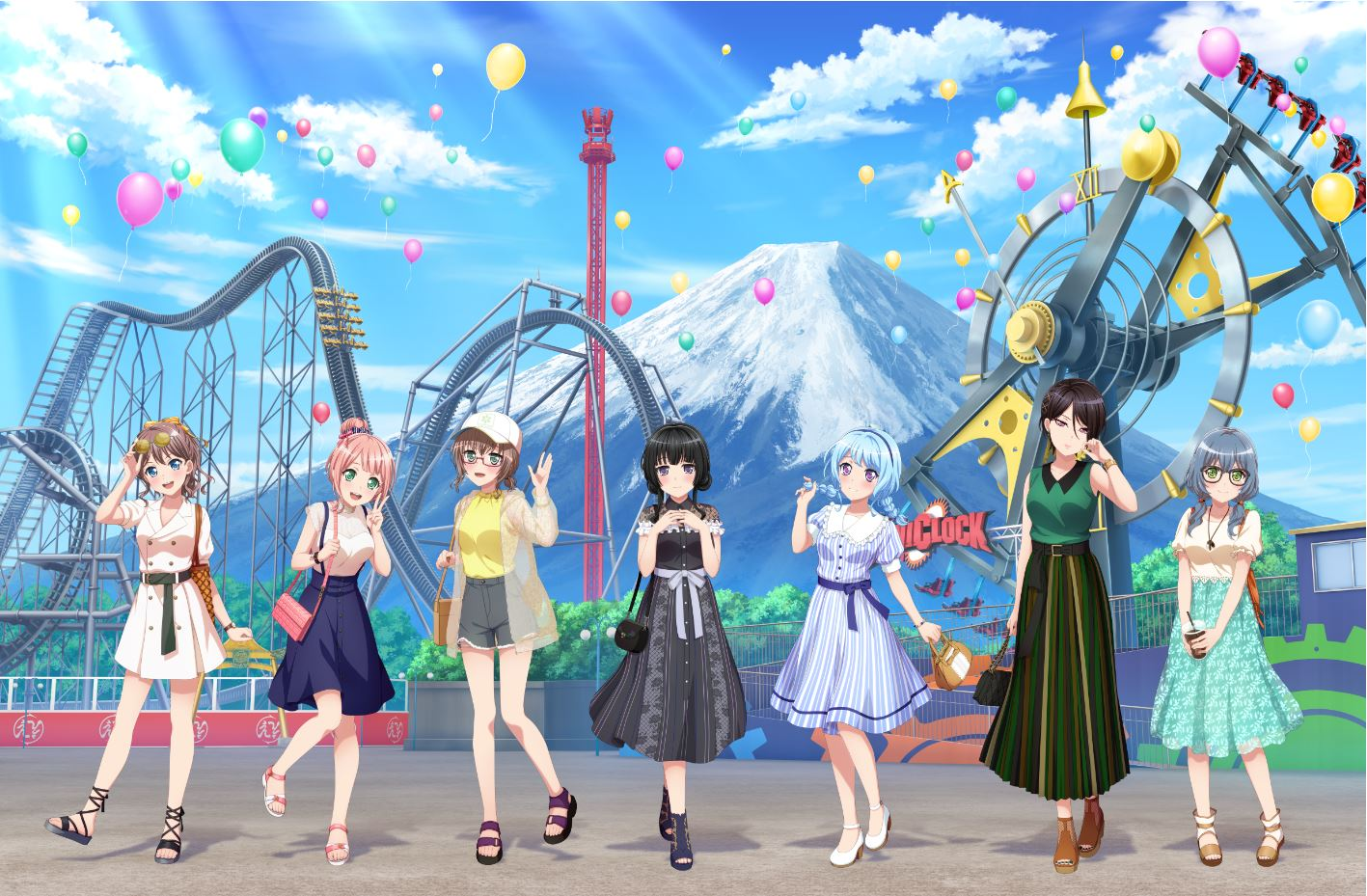 バンドリ！ ガールズバンドパーティ！」と富士急ハイランドがコラボ
