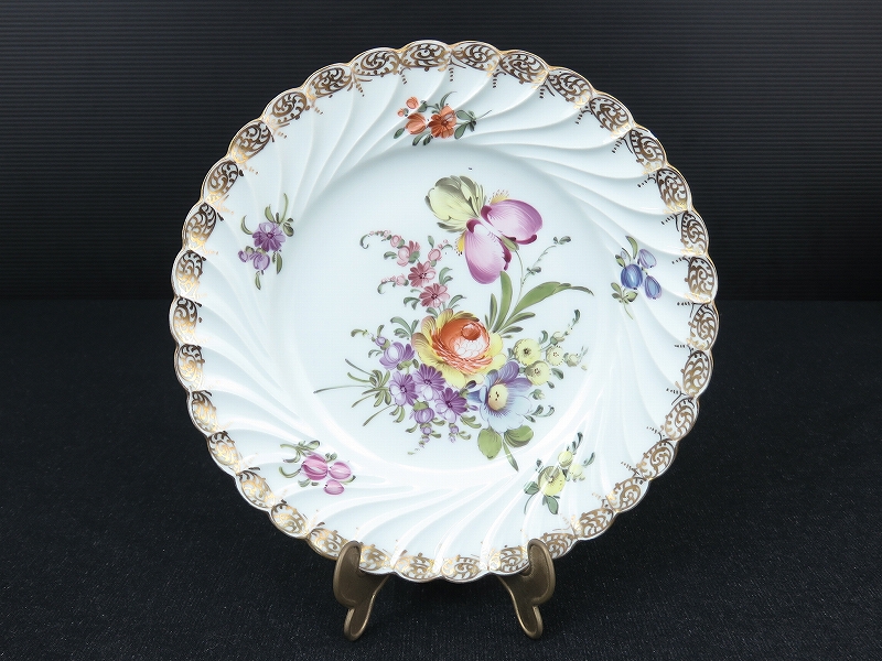 ドレスデン（Dresden）の プレート（皿） ドイツのアンティーク雑貨