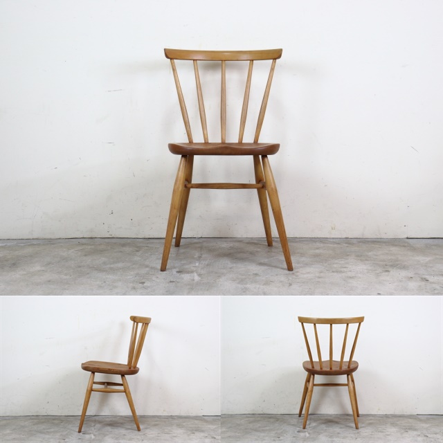 イギリス アーコール社 ercol レア ファンバックチェア ち8-2
