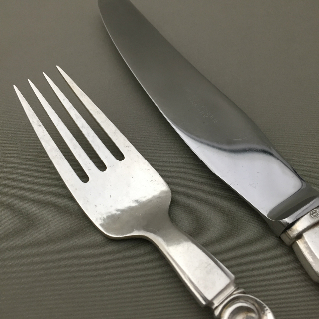 ジョージ・ジェンセン「“Scroll” ディナーフォーク＆ナイフ セット