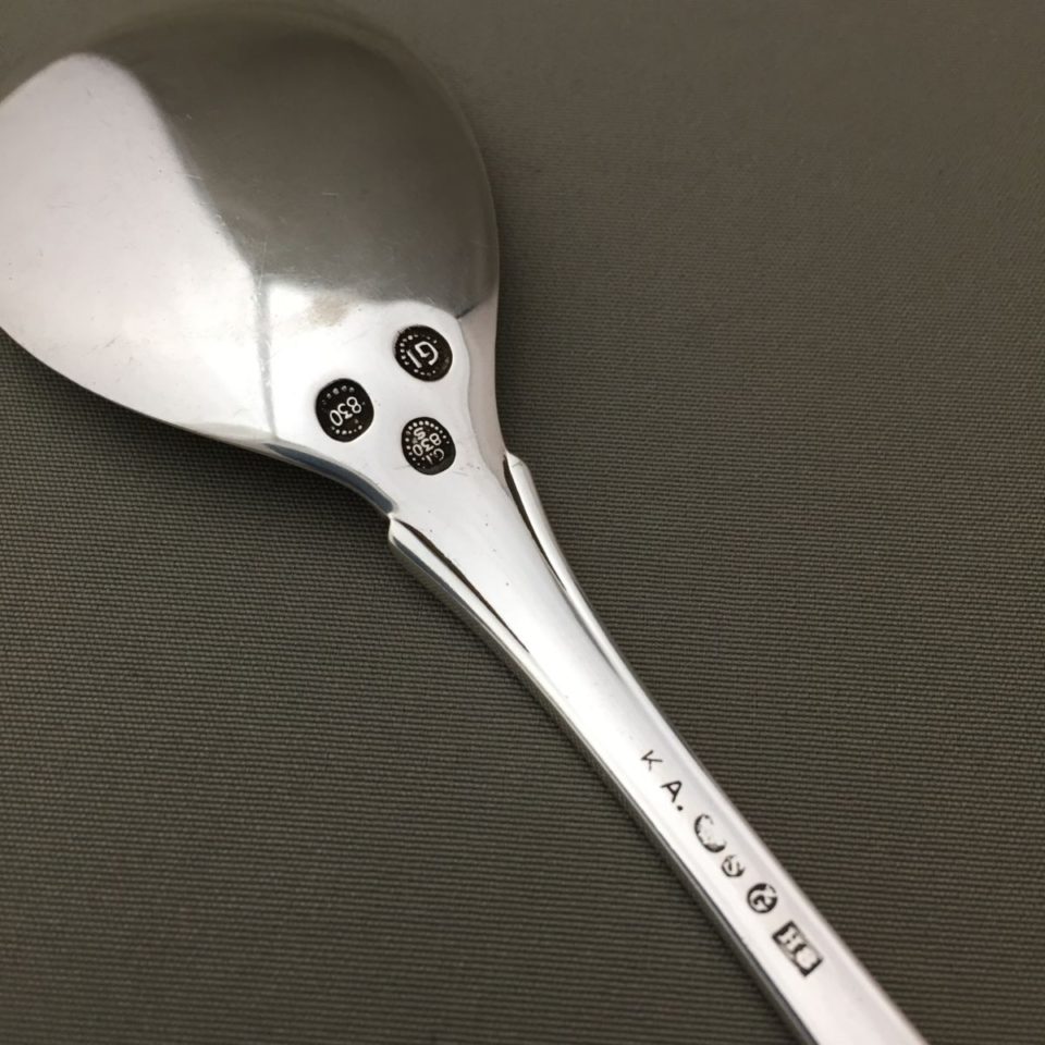 ジョージジェンセン 激レア ブロッサムアイスティスプーンsterling925