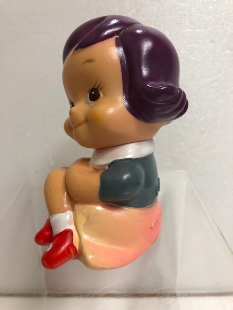 第一勧業銀行 のばらチャン ソフビ人形 貯金箱 10．0cm 当時物