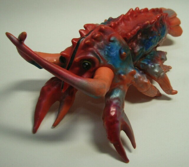 希少☆マルサン 1期 凶悪怪獣 エビラ（南海の大決闘） ソフビ人形