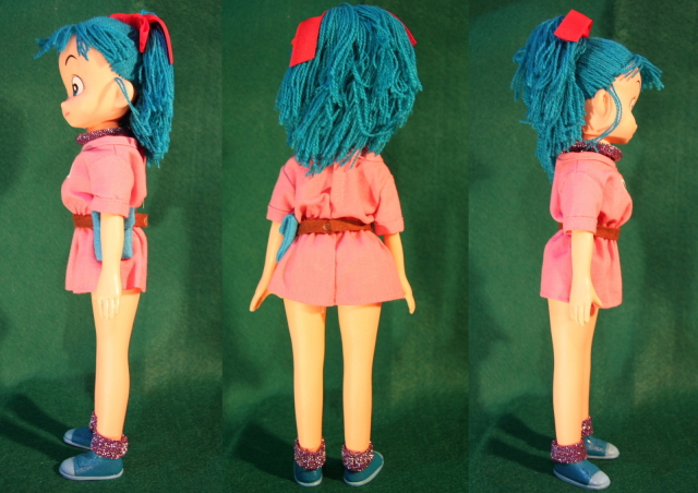 ブルマ ドラゴンボール ソフビ人形 エポック社 Japan【TO1928