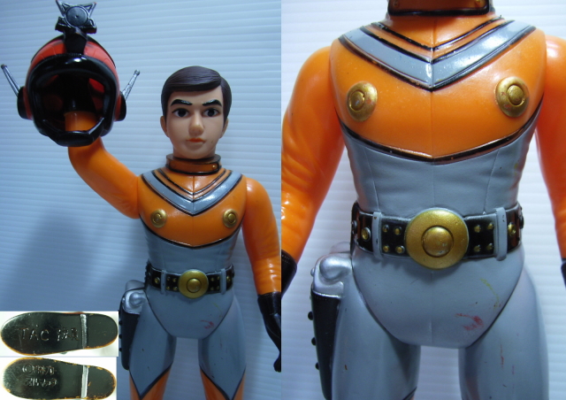 レア☆美品 ブルマァク ウルトラマンエース TAC隊員 ソフビ人形